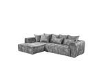 Mid.you , Grau , Textil , L-Form, seitenverkehrt montierbar , 320x197 cm , Made in EU ,