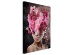 artgeist , Braun, Pink , Holz, Textil , Kiefer , rechteckig , 80x120x1.2 cm , Keilrahmen , Dekoration, Bilder & Rahmen, Bilder, Abstrakte Bilder