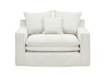 Livetastic , Weiß , Textil , Füllung: Polyester, Federn , 129x92x105 cm , Made in EU , Esszimmer, Esszimmerstühle, Polsterstühle