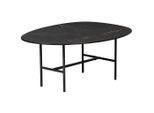 Livetastic , Schwarz , Metall, Keramik , Marmoroptik , organisch , 60x34x80 cm ,
