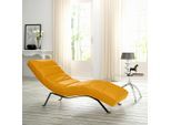 Livetastic , Currygelb , Leder , Echtleder , Rindleder , 65x65-95x171 cm , Made in EU , Fußauswahl, Lederauswahl, Relaxfunktion, Rücken echt ,