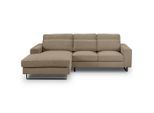 Mid.you , Beigebraun , Holzwerkstoff , vollmassiv , Füllung: Kaltschaum , L-Form , 276x183 cm , Made in EU, FSC MIX , Wohnzimmer, Sofas & Couches, Wohnlandschaften, Ecksofas