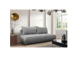 Mid.you , Hellgrau , Textil , 200x90x97 cm , Liegefunktion , Wohnzimmer, Sofas & Couches, Schlafsofas, Schlafsofas