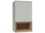 Vertico , Grau, Eichefarben , Holzwerkstoff , 50x88x37 cm , Beimöbel erhältlich, hängend , Kleinmöbel, Hängeelemente