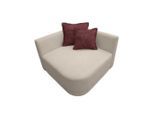Livetastic , Naturfarben , Textil , Füllung: Silikon,Silikon , 110x75x115 cm , Made in EU , Rücken echt ,