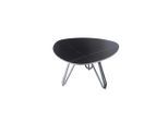 Gardenson , Grau, Schwarz , Metall , Freiform , 68x39x68 cm , Gartenmöbel, Gartentische, Loungetische & Beistelltische Outdoor