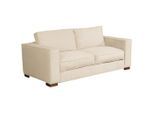 Mid.you , Creme , Textil , Buche , 203x85x99 cm , Made in EU , Lederauswahl, Stoffauswahl, Bettfunktion erhältlich, Rücken echt ,