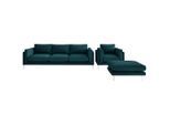 Livetastic , Dunkelgrün , Textil , Made in EU , erweiterbar , Wohnzimmer, Sofas & Couches, Sofas, Weitere Sofas