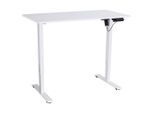 Möbelix , Weiß , Metall, Holzwerkstoff , rechteckig , 120x118x60 cm , höhenverstellbar , Büromöbel, Schreibtische, Schreibtische