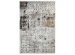 Musterring , Grau, Mehrfarbig, Hellgrau, Dunkelgrau , Textil , Abstraktes , rechteckig , 67x130 cm , Care & Fair, Oeko-Tex® Standard 100 , für Fußbodenheizung geeignet, rutschfest, in verschiedenen Größen erhältlich, für Hausstauballergiker geeignet, lichtunempfindlich, antistatisch, pflegeleicht, strapazierfähig, reißfest , Teppiche & Böden, Teppiche, Webteppiche