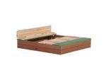 Ambia Garden , Braun, Grün , Holz , Hemlocktanne , 120x20x120 cm , Grüner Punkt, EN 71, Europäischer Sicherheitsstandard, FSC 100% , Sitzfläche, zusammenklappbar, mit Holzschutz vorbehandelt , Spielwaren, Outdoorspielzeug, Sand- & Wasserspielzeug, Sandkasten