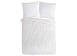 Möbelix , Weiß , Textil , Uni , 135x200 cm , bügelleicht , Heimtextilien, Schlaftextilien, Bettwäsche, Microfaser Bettwäsche