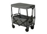 Homezone , Anthrazit, Schwarz , Metall, Kunststoff , 46x95x76 cm , Freizeit, Camping, Bollerwagen