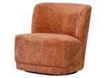 Livetastic , Dunkelorange , Textil , 74x75x65 cm , Sitzfläche 360° drehbar ,
