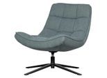 Livetastic , Blau , Textil , 74x84x86 cm , Sitzfläche 360° drehbar , Esszimmer, Esszimmerstühle, Stühle