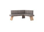 Möbelix , Grau , Textil, Holzwerkstoff , L-Form , 160x140 cm ,