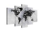 artgeist , Grau, Dunkelgrau , Textil, Holzwerkstoff , rechteckig , 200x100x1.2 cm , Keilrahmen , Dekoration, Bilder & Rahmen, Bilder, Leinwandbilder