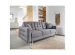 Mid.you , Grau , Textil , 230x93x92 cm ,