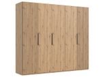 Mid.you , Eiche Artisan , Holzwerkstoff , 3 Fächer , 250x216x58 cm , BQ - Bündnis für Qualität, Made in Germany, DIN EN ISO 9001 , umfangreiches Zubehör erhältlich, in verschiedenen Größen erhältlich, in verschiedenen Holzdekoren erhältlich ,