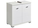 Livetastic , Weiß , Holzwerkstoff , 1 Fächer , 60x57x31 cm , Made in EU , stehend ,