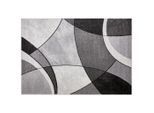 Luca Bessoni , Anthrazit , Textil , Struktur , rechteckig , 120x160 cm , ISO 9001, Bsci, Oeko-Tex® Standard 100 , für Fußbodenheizung geeignet, in verschiedenen Größen erhältlich, leicht zusammenrollbar , Teppiche & Böden, Teppiche, Webteppiche