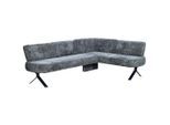 Möbelix , Grün , Metall, Textil , 248x176 cm , Esszimmer, Bänke, Polsterbänke