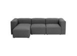 Max Winzer , Anthrazit , Textil , L-Form , 275x160 cm , Goldenes M, Made in Germany , Typenauswahl, Rücken echt , Wohnzimmer, Sofas & Couches, Wohnlandschaften, Ecksofas