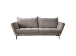Mid.you , Grau , Textil , Füllung: Polyurethan (Pur) , 225x86x95 cm , Made in EU ,