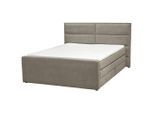 Livetastic , Beige , Textil , H2 , 1-Zonen , 180x200 cm , Made in EU, Made in Europe , Bettkasten, Topper durchgehend, Matratze, gepolstertes Kopfteil, Federkernmatratze, in verschiedenen Größen erhältlich, Kingsize ,