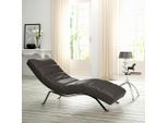 Livetastic , Dunkelbraun , Leder , Echtleder , Rindleder , 65x65-95x171 cm , Made in EU , Fußauswahl, Lederauswahl, Relaxfunktion, Rücken echt ,