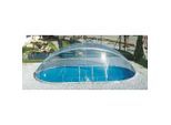 Möbelix , Transparent , Kunststoff , 370x610 cm , Pools & Wasserspaß, Poolzubehör, Poolabdeckungen, Pooldächer