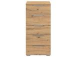 Möbelix , Eiche Artisan , Holzwerkstoff , 5 Schublade(n) Schubladen , 84x40x40 cm , Blauer Engel, Goldenes M, Made in Germany ,