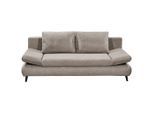 Mid.you , Taupe , Textil , 212x88x101 cm , Schlafen auf Sitzhöhe, Rücken echt , Wohnzimmer, Sofas & Couches, Schlafsofas, Schlafsofas