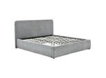 Mid.you , Grau , Holz , Pappel,Pappel , Sperrholz,vollmassiv, Sperrholz , 204x116x218 cm , nicht verstellbar , Schlafzimmer, Betten, Polsterbetten