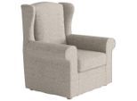 Livetastic , Creme , Textil , 88x105x90 cm , Made in EU , Wohnzimmer, Sessel, Ohrensessel