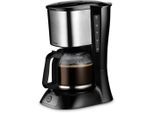 Trisa Electronics , Schwarz , Kunststoff , 1,5 l,1500 ml , 19x34x24.5 cm , RoHS, FSC , Warmhalteplatte, Tropf-Stopp-Funktion, Wassernachfüllanzeige ,