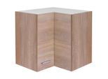 Möbelix , Weiß, Sonoma Eiche , Holzwerkstoff , 1 Fächer , einzeln stellbar , 60x54.8x32 cm , Made in Germany , individuell planbar, Zusatzausstattung erhältlich, hängend , Küche, Küchenblöcke, Küchenschränke, Küchenoberschränke