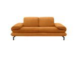Looks by W.Joop , Orange , Textil , Uni , 204 (264)x83 (110)x98 cm , Made in EU, FSC MIX , Wohnzimmer, Sofas & Couches, Sofas, 2er Sofas