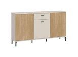 Möbelix , Eichefarben, Kaschmir , Holzwerkstoff , 5 Fächer , 1 Schublade(n) Schubladen , 150x87x40 cm ,