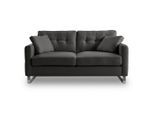 Mid.you , Grau , Textil , Füllung: Kaltschaum,Kaltschaum , 172x92x94 cm , Made in EU, FSC MIX ,