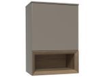Vertico , Taupe, Eiche dunkel , Holzwerkstoff , 60x88x37 cm , Beimöbel erhältlich, hängend ,