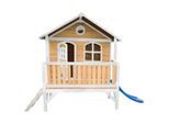 Ambia Garden , Braun, Weiß, Hellblau , Holz, Kunststoff , 349x233x212 cm , EN 71, CE, FSC 100% , Spielwaren, Outdoorspielzeug, Spielhäuser