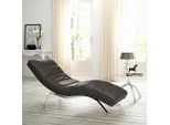 Livetastic , Dunkelbraun , Leder , Echtleder , Rindleder , 65x65-95x171 cm , Made in EU , Fußauswahl, Lederauswahl, Relaxfunktion, Rücken echt ,