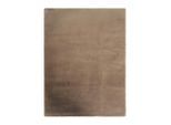 Luca Bessoni , Braun , Textil , Uni , rechteckig , 120x160 cm , Oeko-Tex® Standard 100 , für Fußbodenheizung geeignet , Teppiche & Böden, Teppiche, Fellteppiche