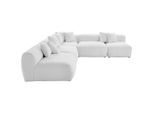 Livetastic , Weiß , Textil , L-Form , 315x300 cm , Made in EU , erweiterbar, individuell planbar ,