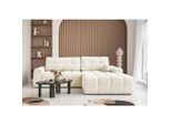 Mid.you , Beige , Textil , L-Form , 268x184 cm , Made in EU ,