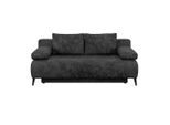 Möbelix , Anthrazit , Holz, Kunststoff, Textil , Fichte, Tanne , Füllung: Polyester, Schaumstoffflocken , 200x88x100 cm , DIN EN ISO 14001, DIN EN ISO 9001 ,