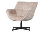 Livetastic , Taupe , Textil , 71x94x83 cm , Sitzfläche 360° drehbar ,
