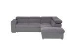 Mid.you , Grau, Fango , Holz, Textil , Buche , Ottomane rechts, L-Form , 252x217 cm ,
