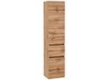 Held , Eiche Wotan , Holzwerkstoff , 4 Fächer , 1 Schublade(n) Schubladen , 40x180x35 cm , Made in Germany , hängend ,